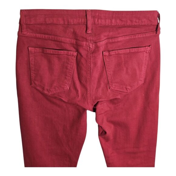 JustUSA Maroon Red Skinny Stretch JeansSize 29 - Picture 7 of 9